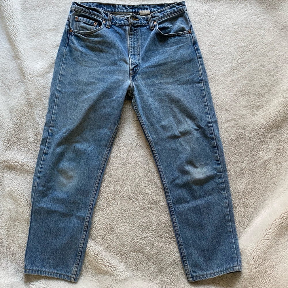 Levi's Vintage Straight Leg Blue Jeans 505
